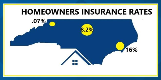 Homeowners Insurance Costs in NC to Rise Starting June 1